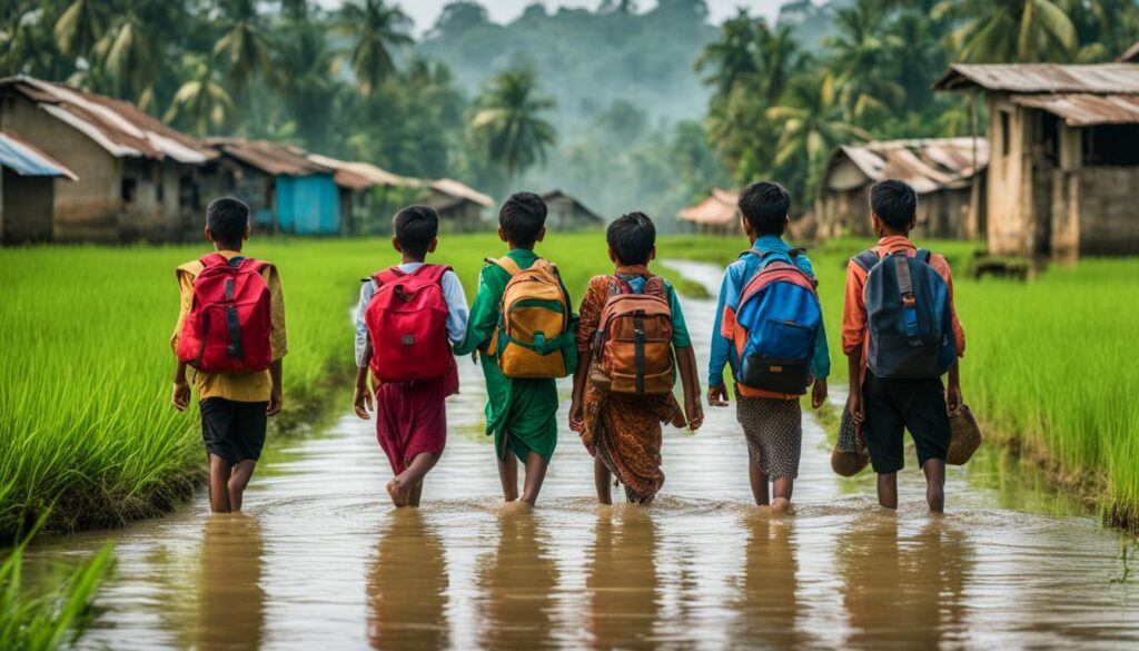 Schulstart in Bangladesch