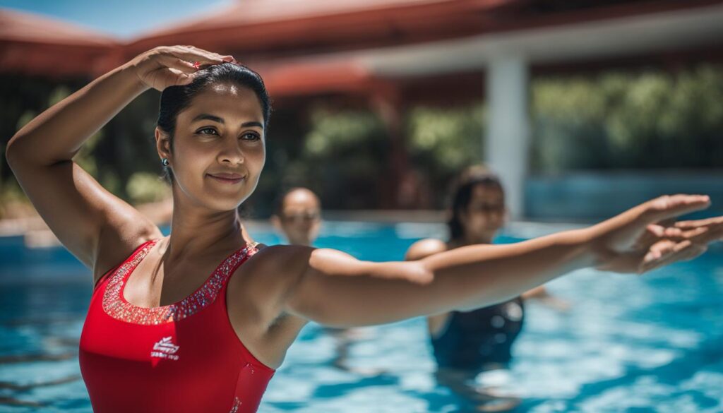 Schwimmlehrerin Mim Akhter