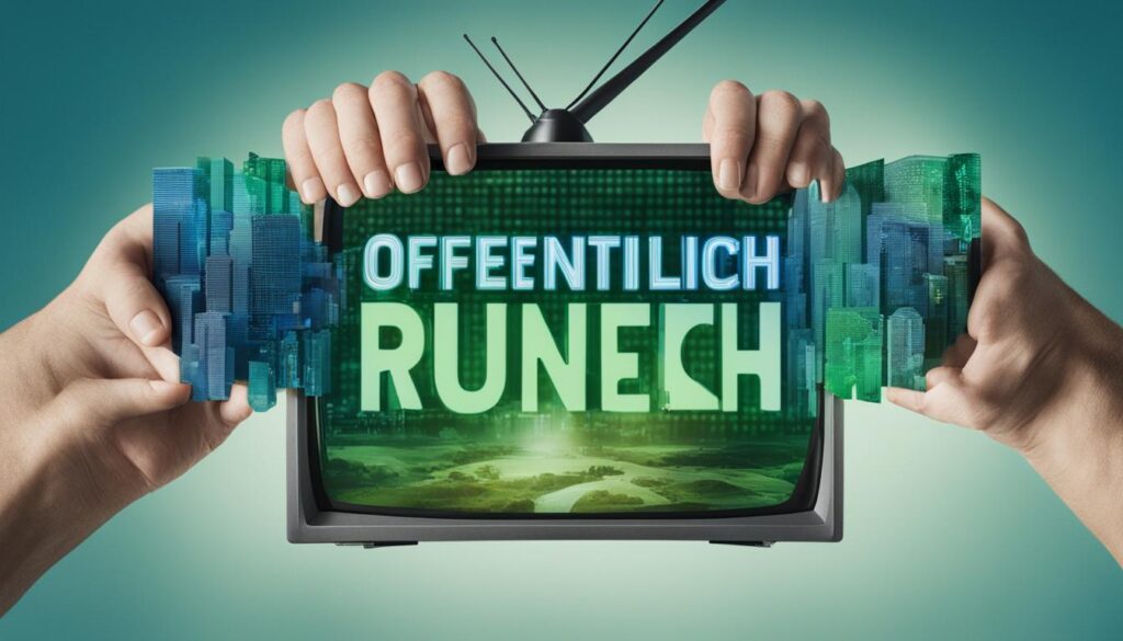 Finanzierung des öffentlich-rechtlichen Rundfunks
