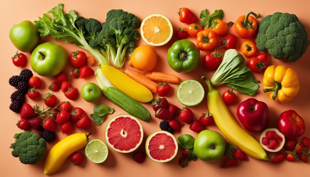 Gemüse und Obst für Kinder