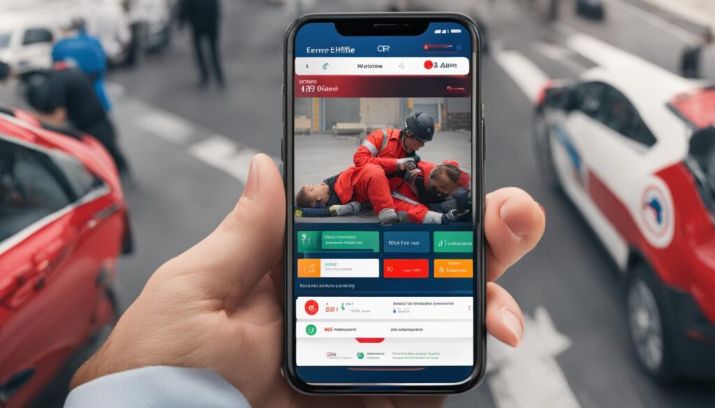 Funktionsweise der Erste Hilfe App